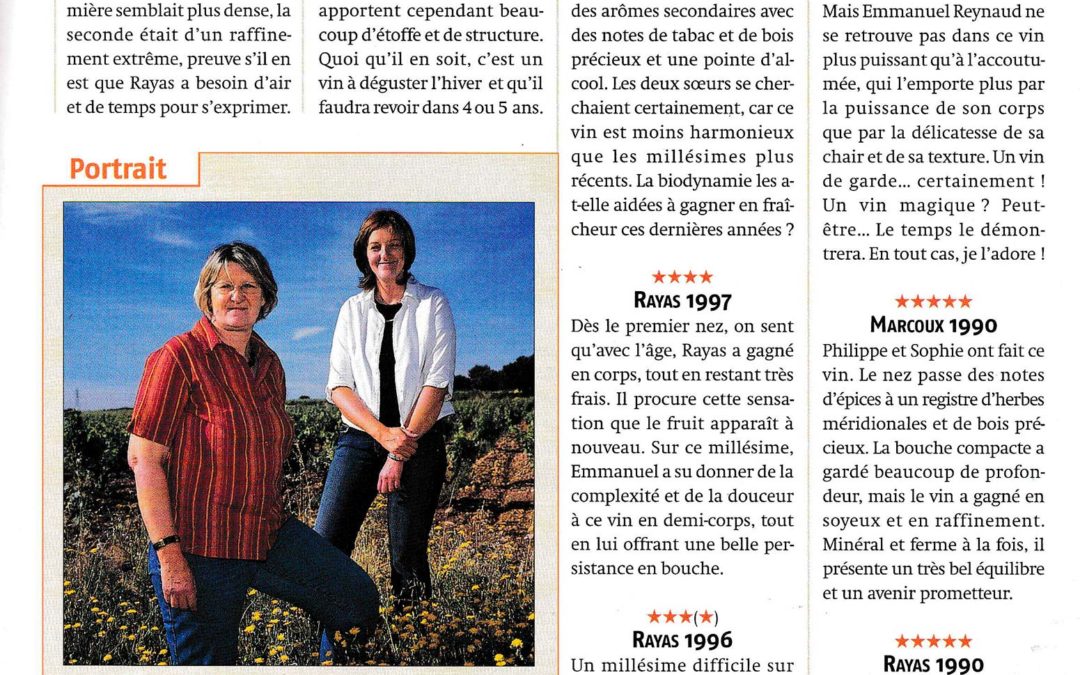 RVF – Millésimes : 1990 – 1997 – 1998