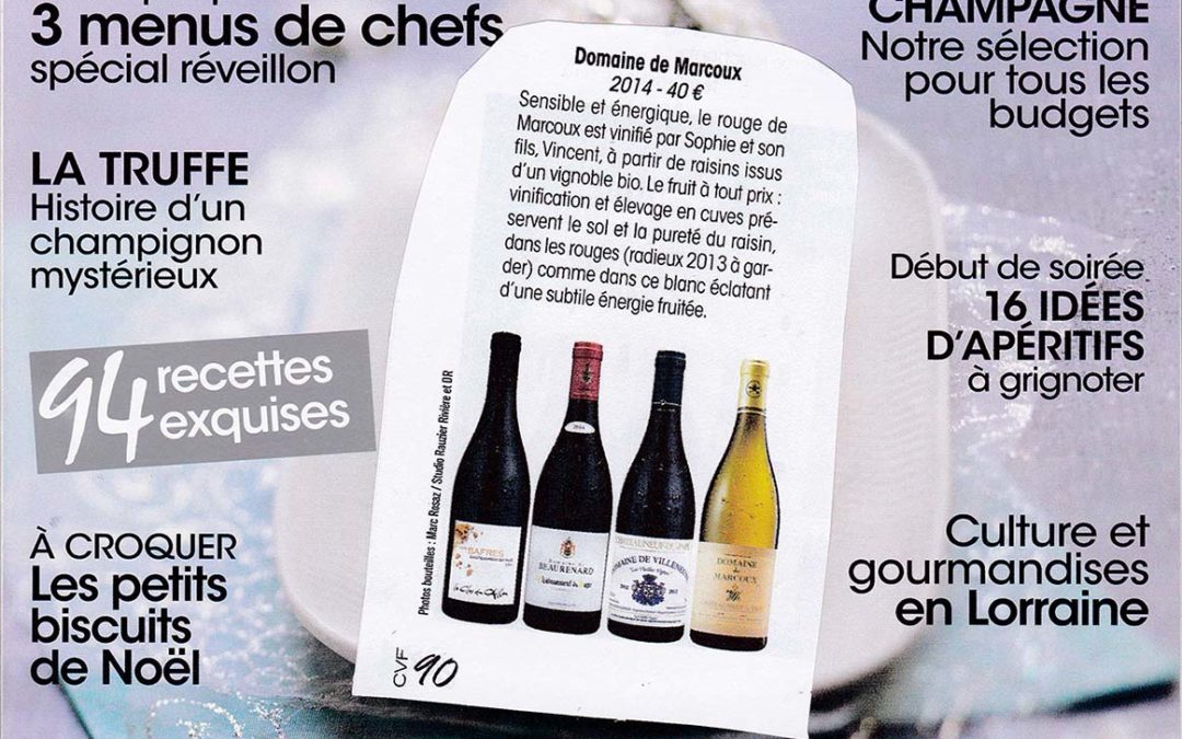 Cuisine & Vin de France – Millésime : 2014