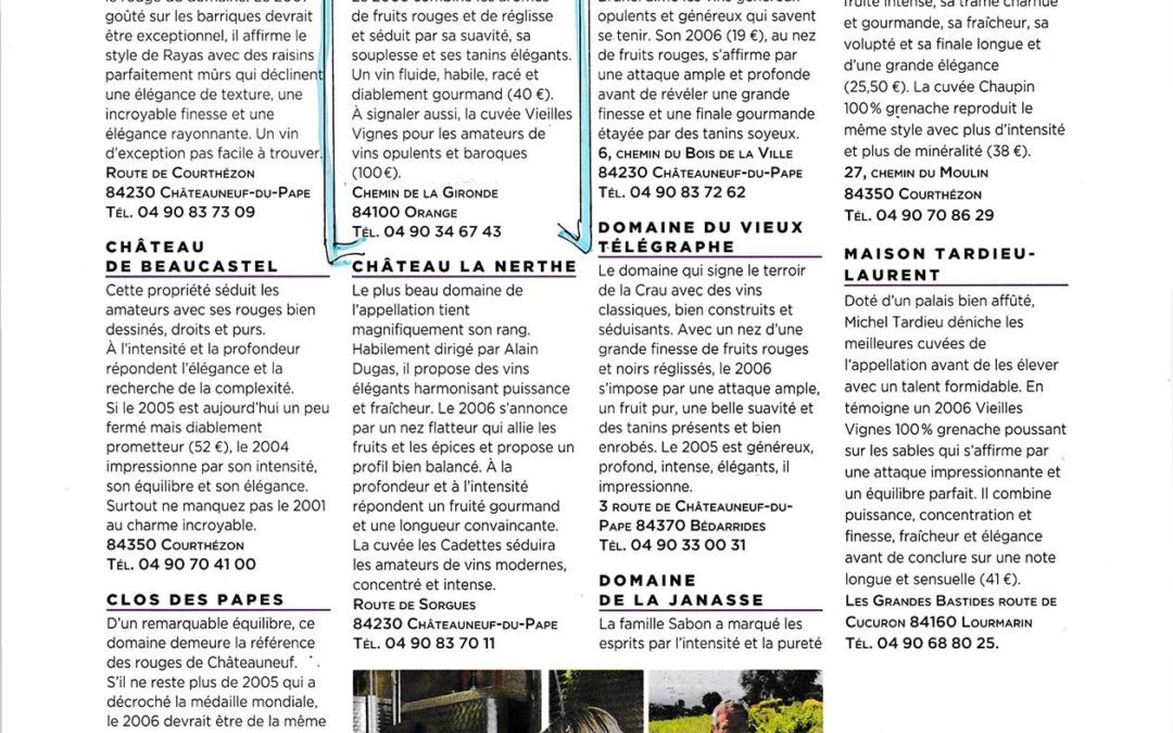 Étoile Magazine – millésime : 2006