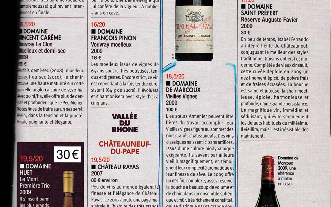 Revue du Vin de France – millésime : 2008 – 2009