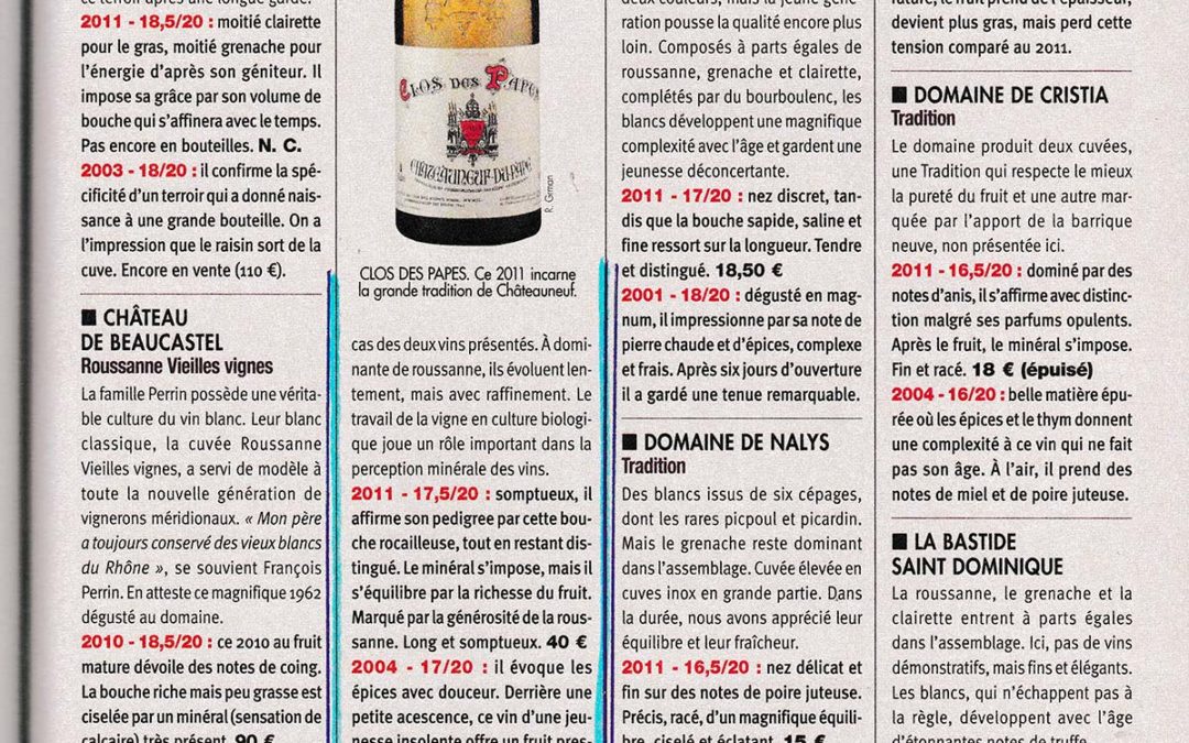Revue du Vin de France – Millésime : 2011