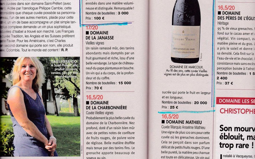 Revue du Vin de France – Millésime : 2012