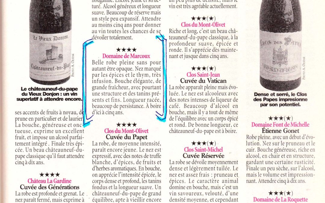RVF – Millésimes : 1990